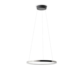 Stilnovo - Linea Light Hinomaru Ø 48 cm Pendelleuchte LED nickelschwarz