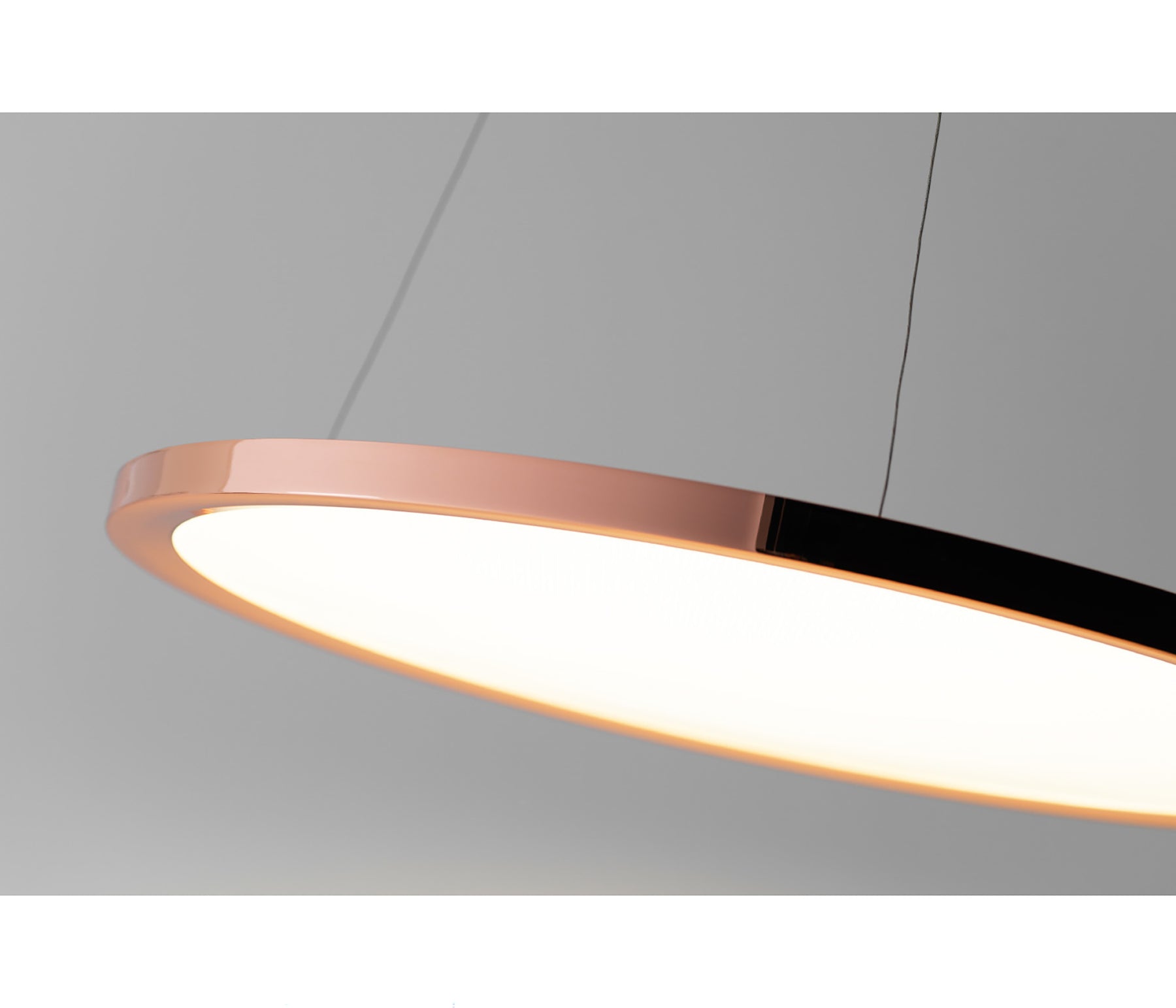 Stilnovo - Linea Light Hinomaru Ø 67 cm Pendelleuchte roségold LED