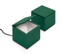 Cini & Nils Cuboluce Tischleuchte grün seidenmatt LED