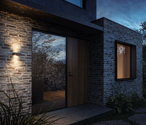 IP44.de pip Wandleuchte LED pure white Hauseingang