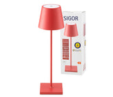 Sigor Nuindie Akku-Tischleuchte LED rot