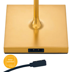 Sigor Nuindie Akku-Tischleuchte LED gold