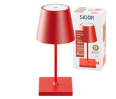 Sigor Nuindie Mini Akku-Tischleuchte LED rot