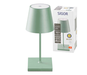 Sigor Nuindie Mini Akku-Tischleuchte LED grün