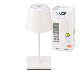 Sigor Nuindie Mini Akku-Tischleuchte LED weiß
