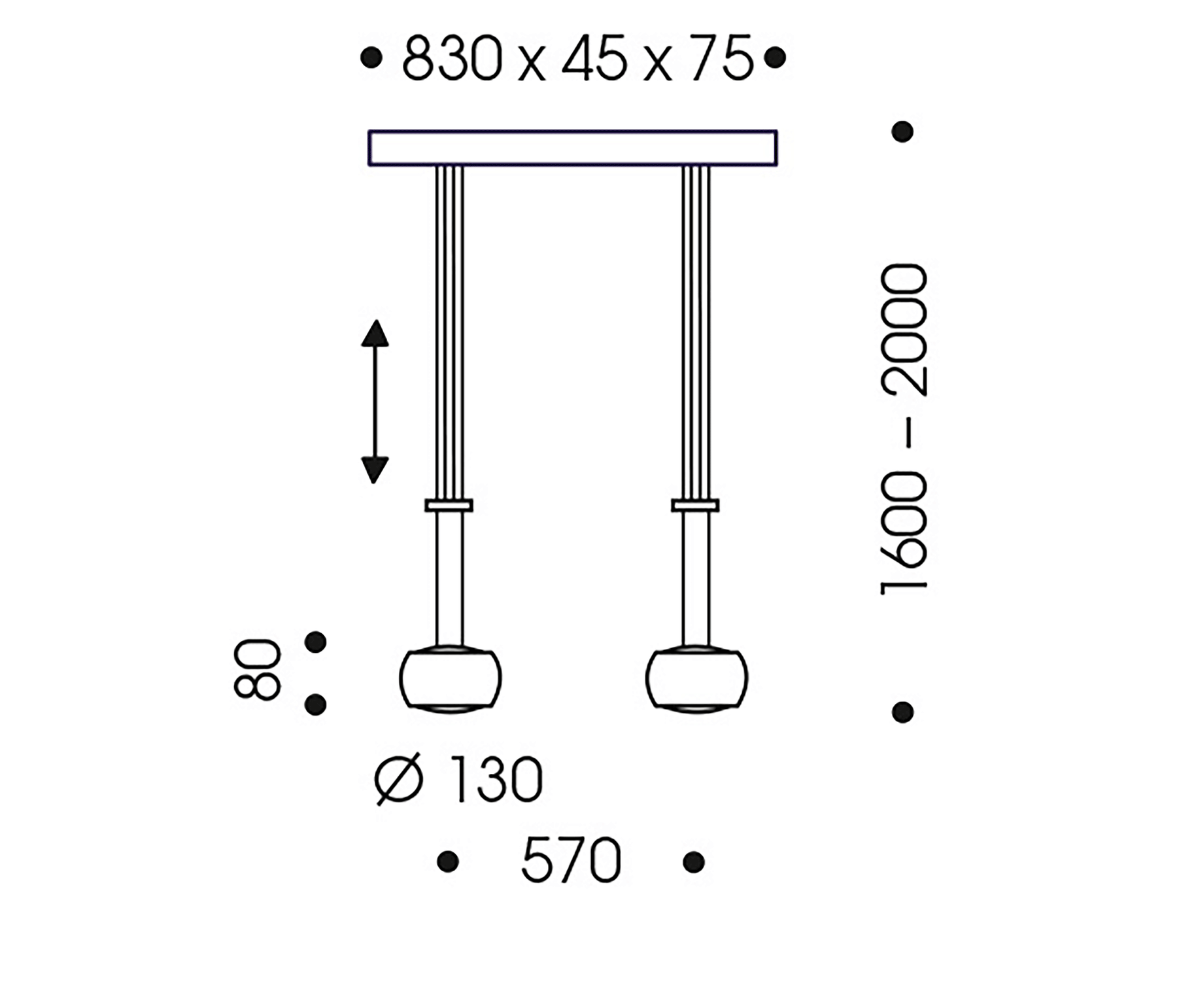 Oligo Grace Pendelleuchte LED