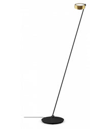 Occhio Sento lettura Stehleuchte 160 cm bronze schwarz matt links vom Objekt LED