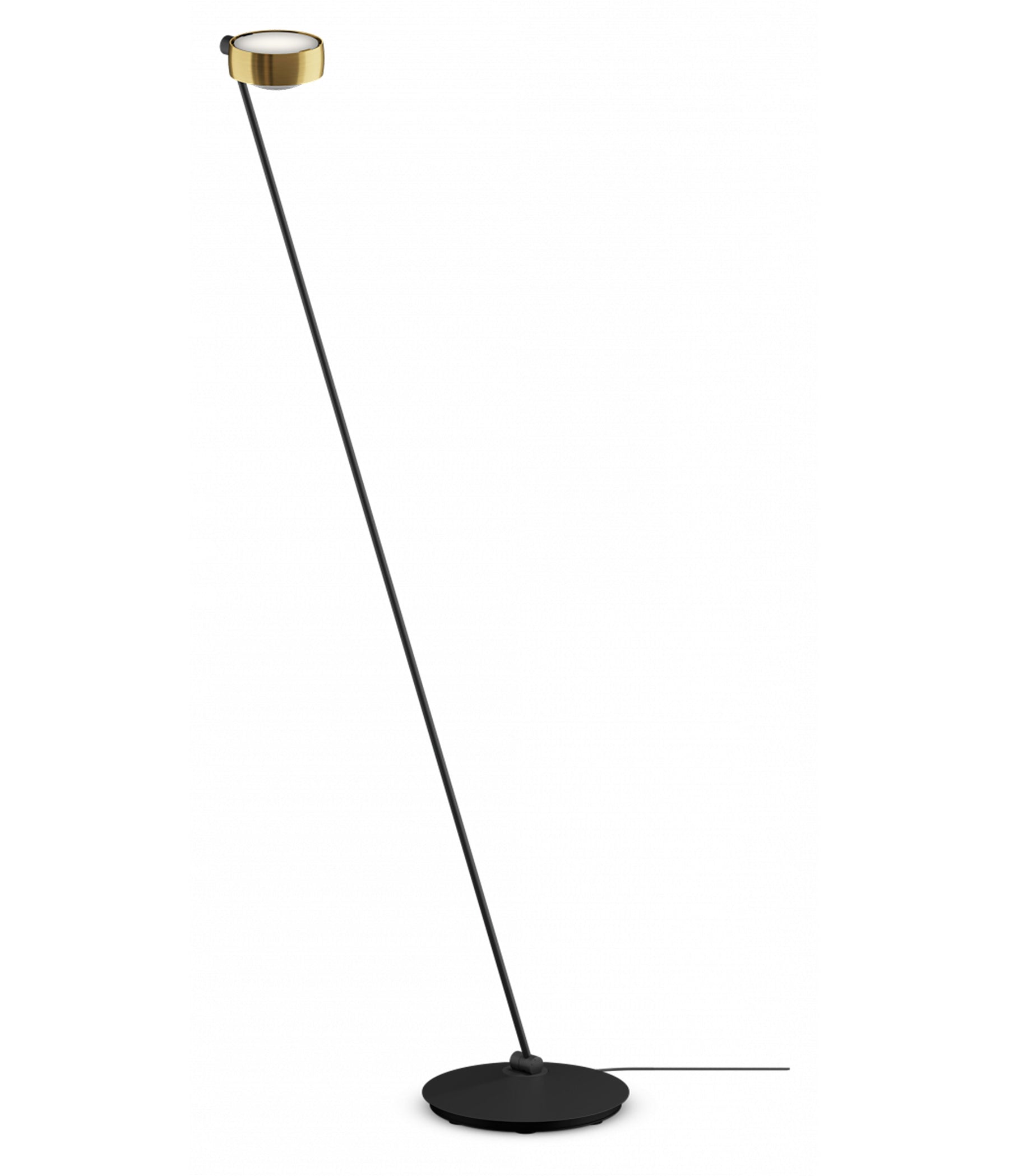 Occhio Sento lettura Stehleuchte 160 cm bronze schwarz matt rechts vom Objekt LED