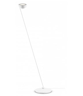 Occhio Sento lettura Stehleuchte 160 cm weiß matt rechts vom Objekt LED