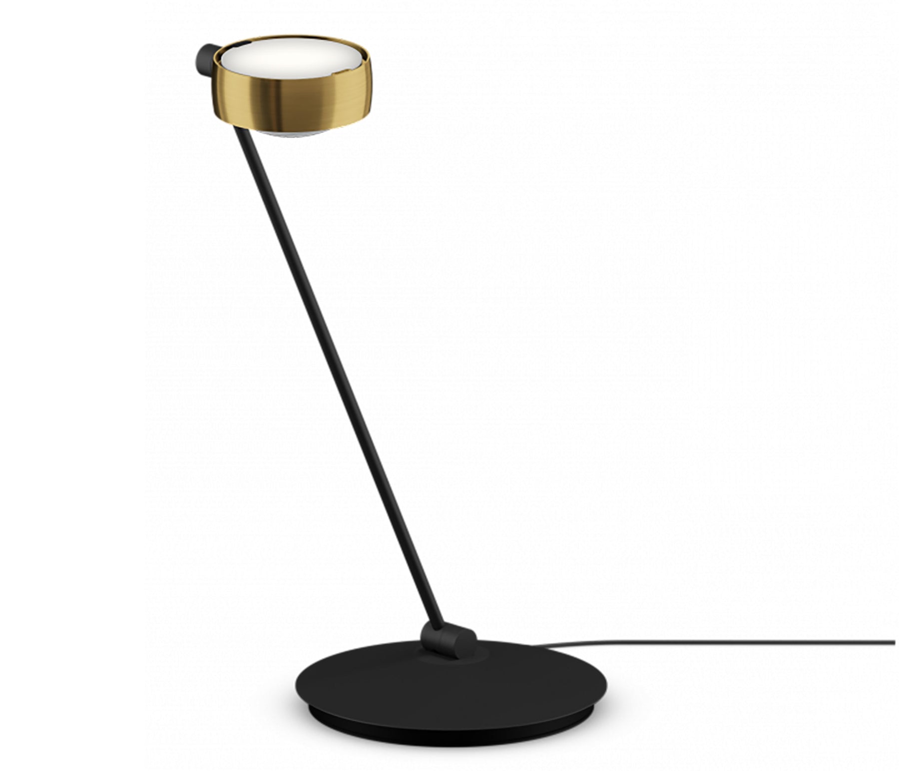 Occhio Sento tavolo Tischleuchte 60 cm bronze schwarz matt rechts vom Objekt LED