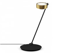 Occhio Sento tavolo Tischleuchte 60 cm bronze schwarz matt links vom Objekt LED