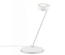 Occhio Sento tavolo Tischleuchte 60 cm weiß matt links vom Objekt LED