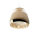 Moooi Valentine Pendelleuchte gold groß